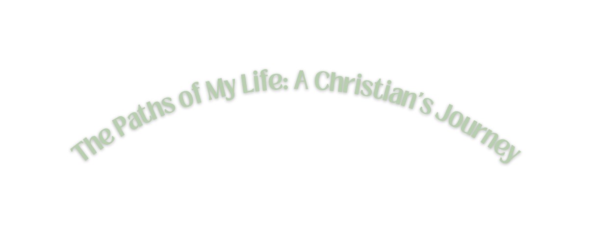 The Paths of My Life A Christian s Journey